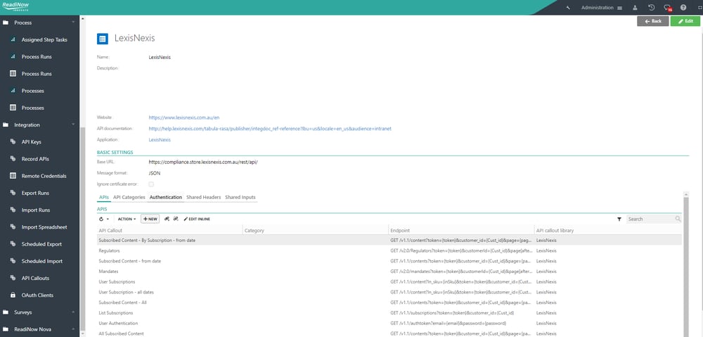 For Integration Engine